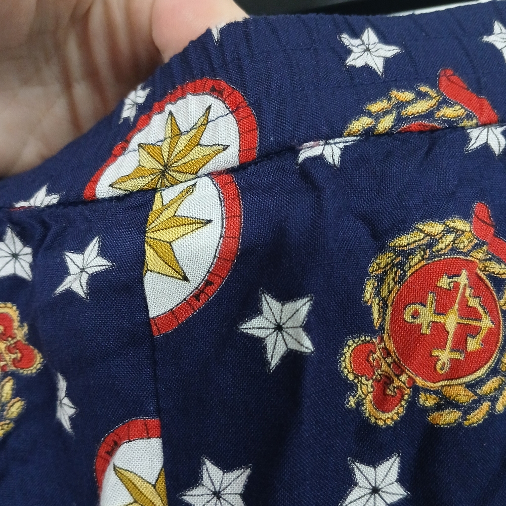 Vintage Pendleton Nautical Button Front Maxi Skir… - image 5